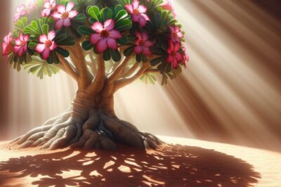 desert rose in full sun